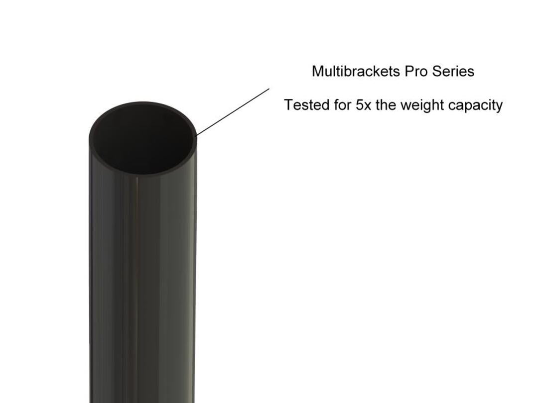 Multibrackets Pro BD Ständer 3620 – Displayständer, drehbar, bis 65", VESA 100×100, bis 30 kg, schwarz
