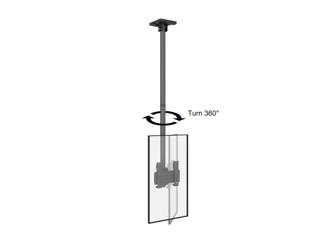 Multibrackets Pro MBC1U – Deckenhalterung, fix, bis 42", VESA 100×100, bis 50 kg, schwarz