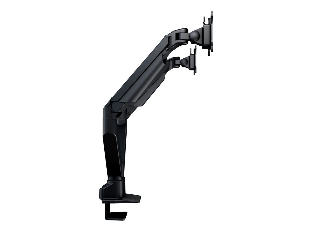 Multibrackets Tischständer Duo 3965 – Tischhalterung, Dual, bis 32", VESA 100 × 100 mm, 10 kg, Drehbar, Schwarz