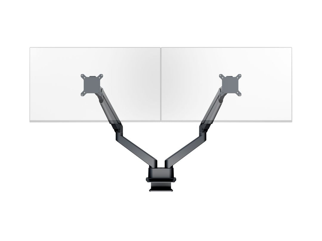 Multibrackets MB 4207 – Tischhalterung, Dual, bis 32", VESA 75 × 75 mm, 21 kg, drehbar, schwarz