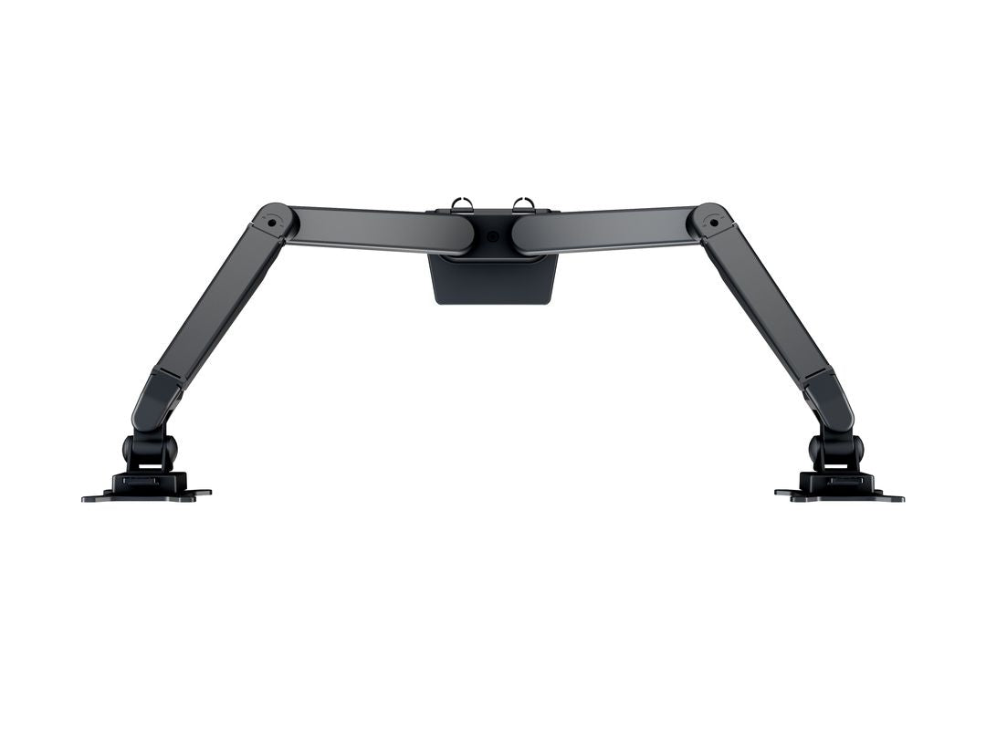 Multibrackets Tischständer Duo 3965 – Tischhalterung, Dual, bis 32", VESA 100 × 100 mm, 10 kg, Drehbar, Schwarz