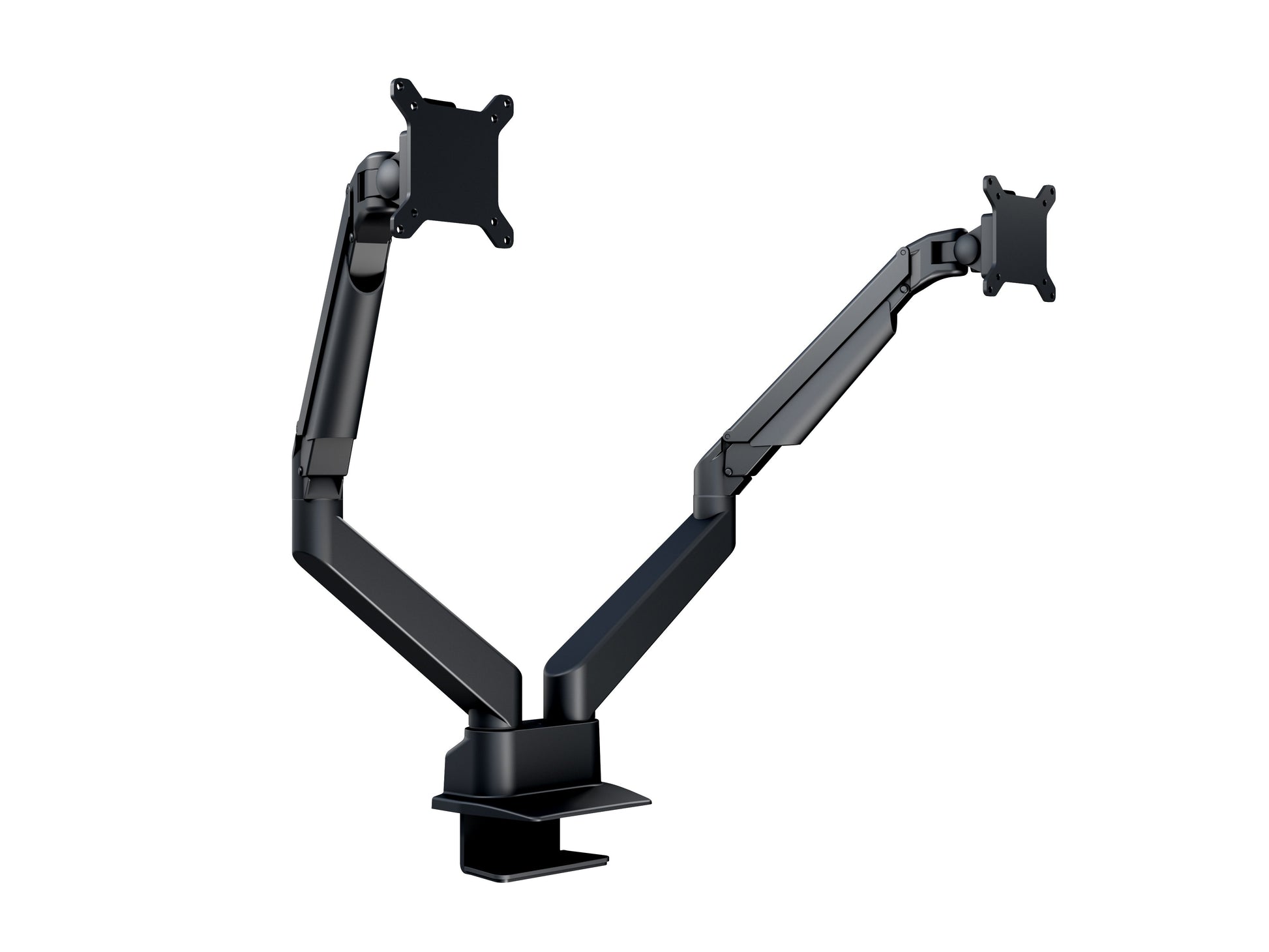 Multibrackets Tischständer Duo 3965 – Tischhalterung, Dual, bis 32", VESA 100 × 100 mm, 10 kg, Drehbar, Schwarz
