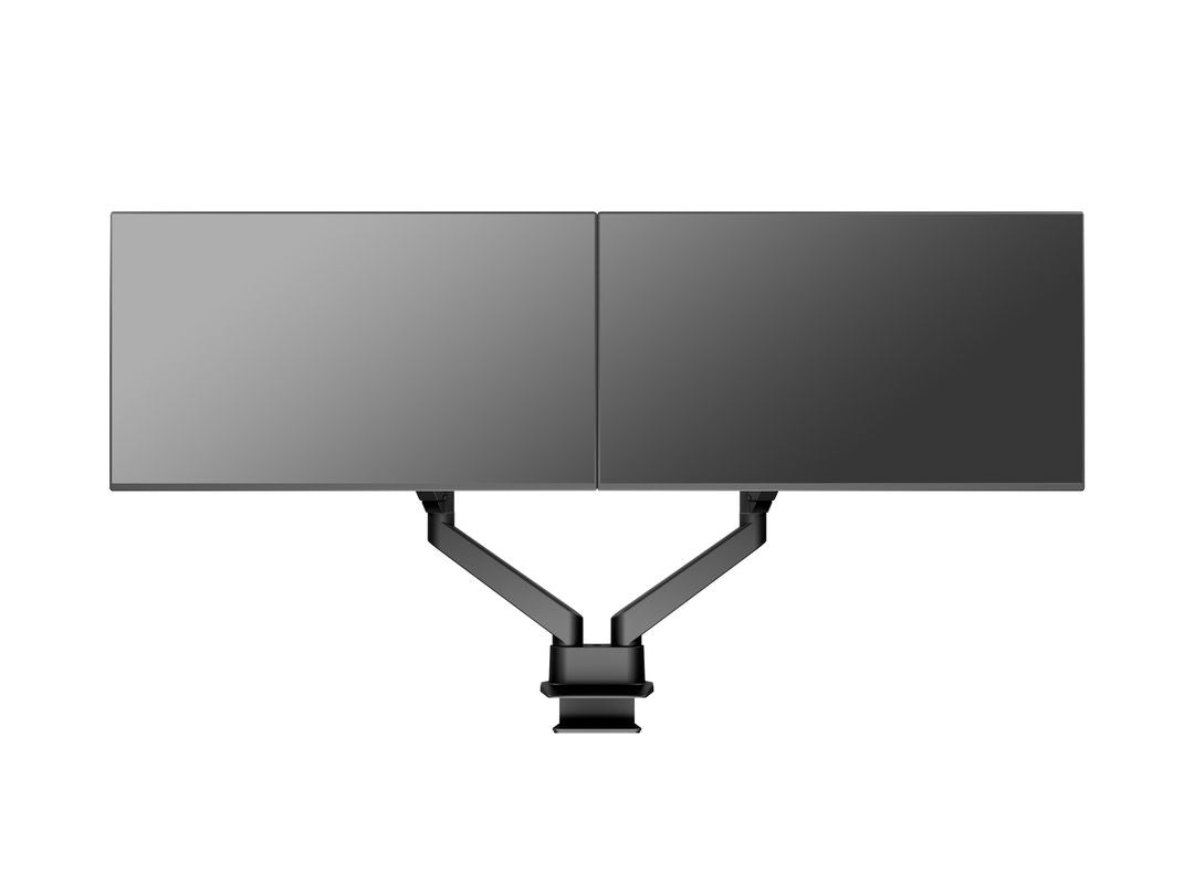 Multibrackets Tischständer Duo 3965 – Tischhalterung, Dual, bis 32", VESA 100 × 100 mm, 10 kg, Drehbar, Schwarz