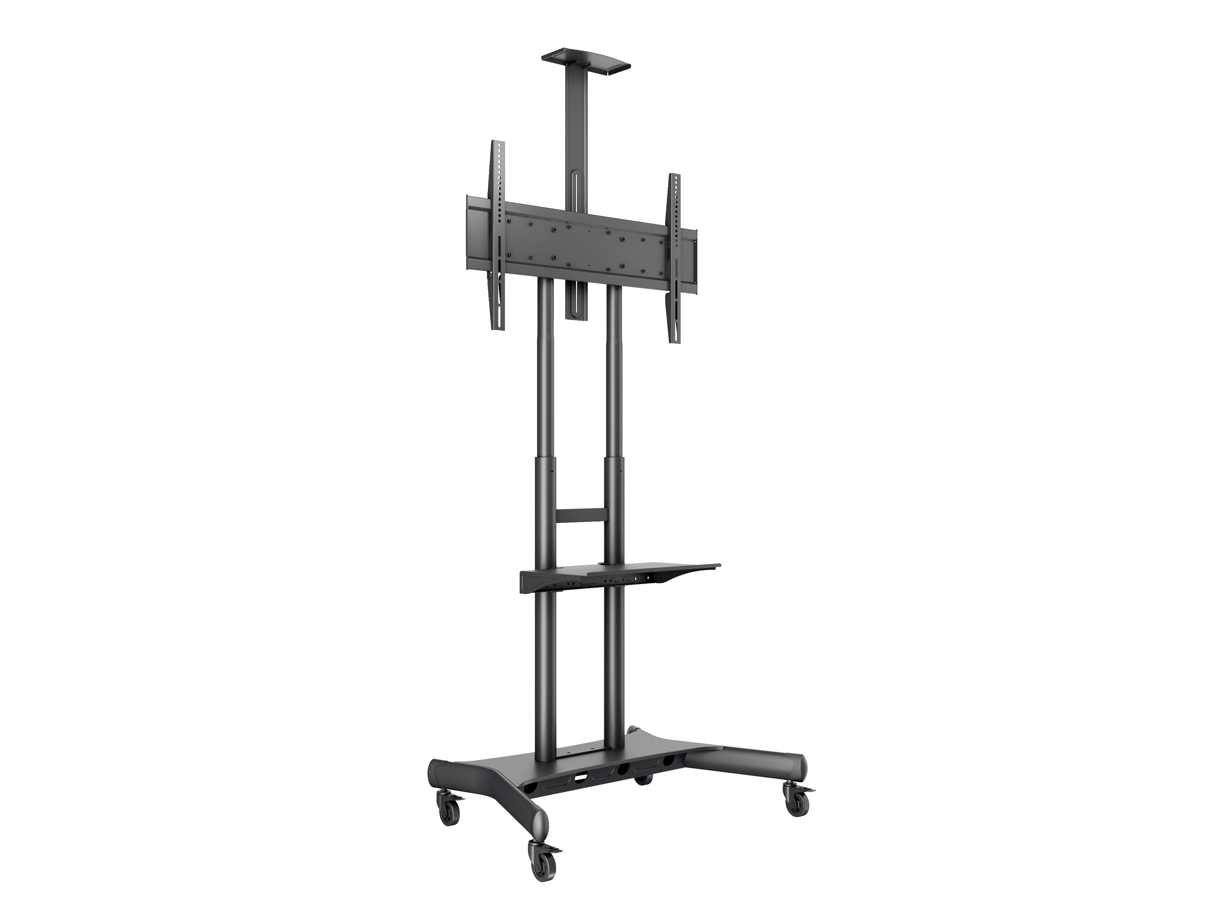 Multibrackets TV-Trolley Basic 180 Schwarz – Maximale Bildschirmgrösse 2,03 m, Kabelführung