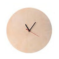 GLOREX Wanduhr – Analog, Ø 30 cm, Braun, Holz
