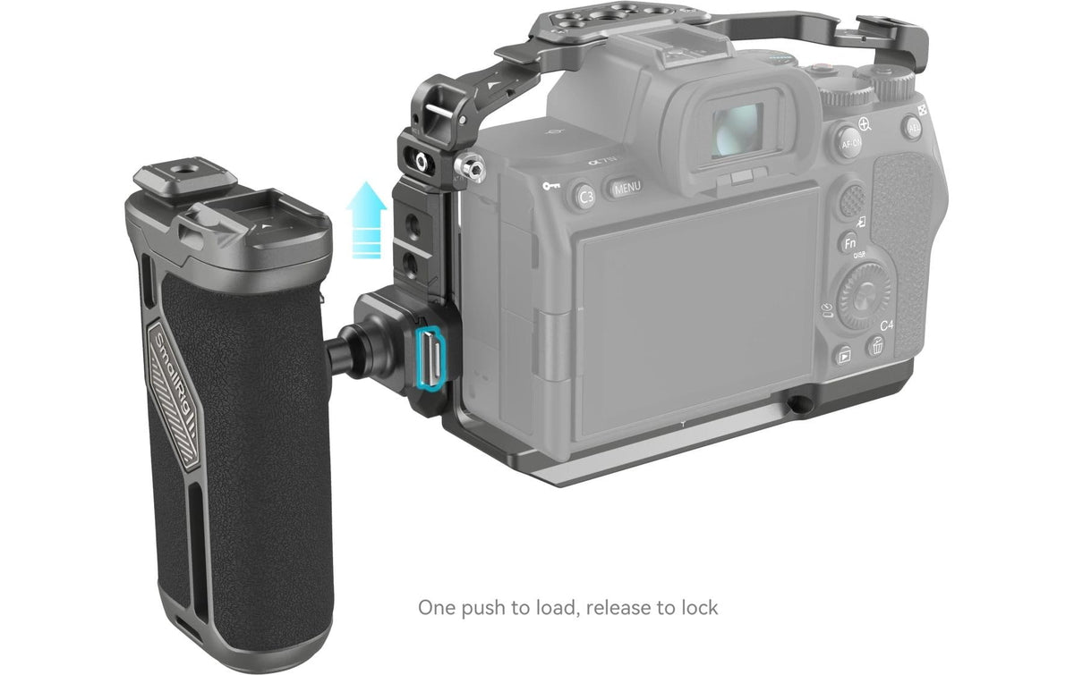 SmallRig HawkLock Quick Release Cage Kit Kamerakäfig – für Sony Alpha 7R V, 7 IV, 7S III – Schwarz