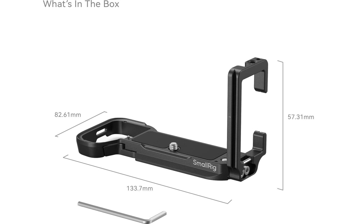 SmallRig 4569 L-Winkel – für Sony Alpha 7C II, Alpha 7CR – Schwarz