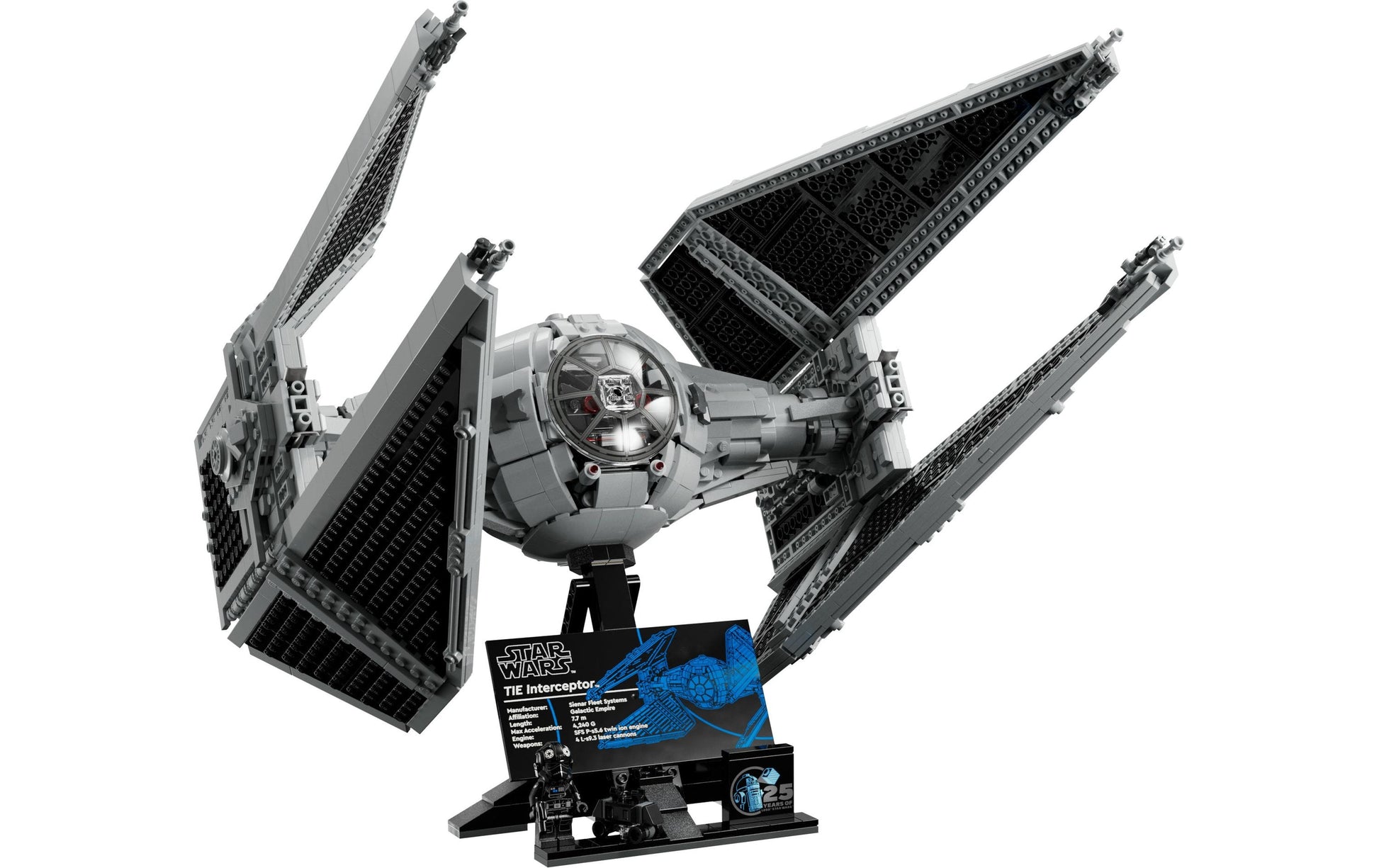 LEGO Star Wars Tie Interceptor 3D-Puzzle – 1931 Teile – 40 × 32 × 33 cm – ab 18 Jahren