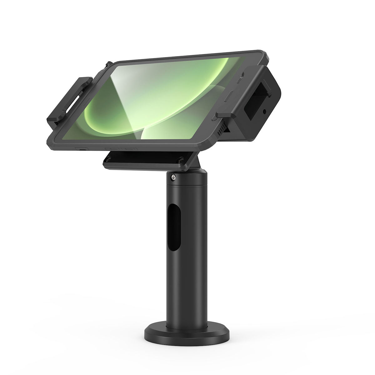 Compulocks Tablet-Ständer – für robuste Tablets 7–13" (Tiefe 0,44–0,61"), kippbar – Schwarz