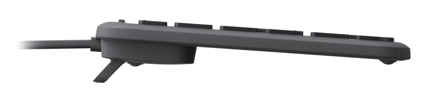 Logitech Signature Slim K620 – Tastatur – Scherenmechanik – Kabelgebunden – USB-C – QWERTY (UK-INT) – Graphit