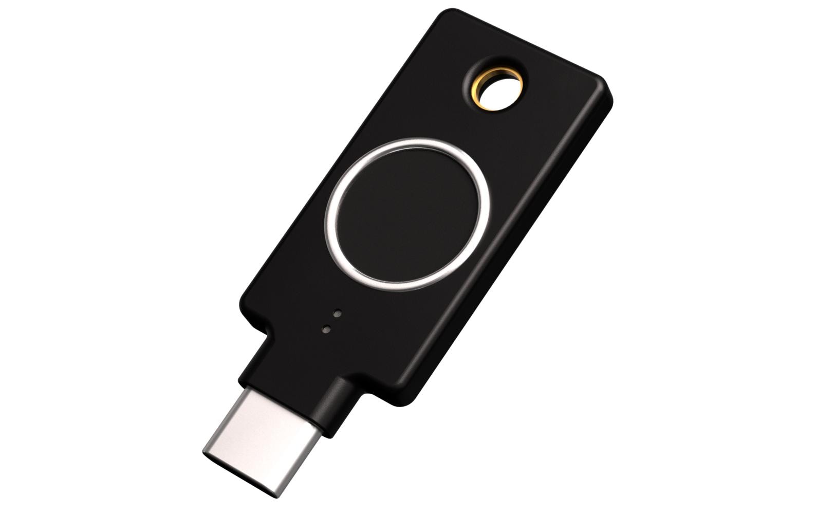 Yubico YubiKey C Bio FIDO Edition – USB-C – Schwarz – für Windows, macOS, Chrome OS und mehr