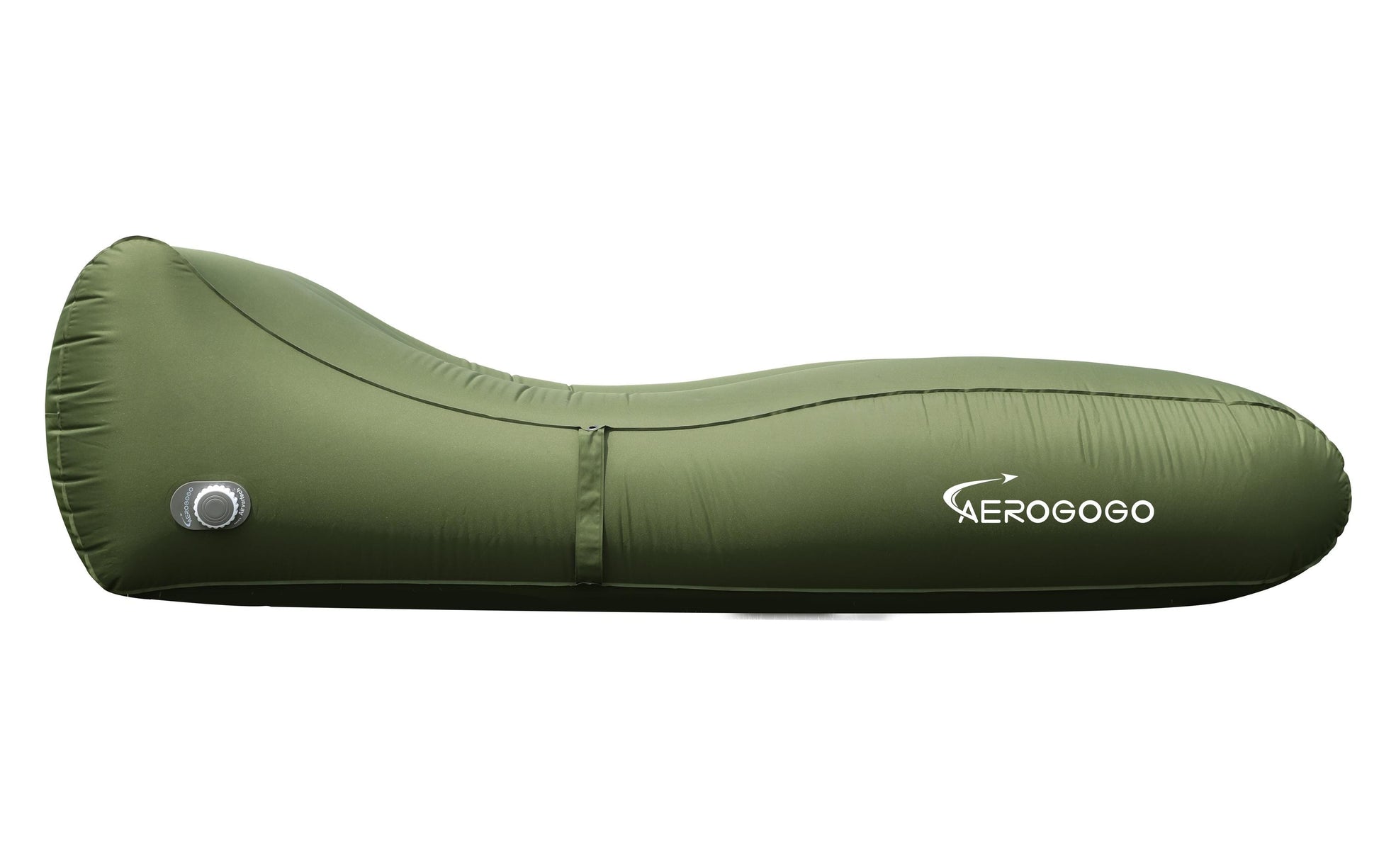 Aerogogo GIGA Lounger – B 80 × T 185 × H 50 cm – ABS, PVC, Dunkelgrün