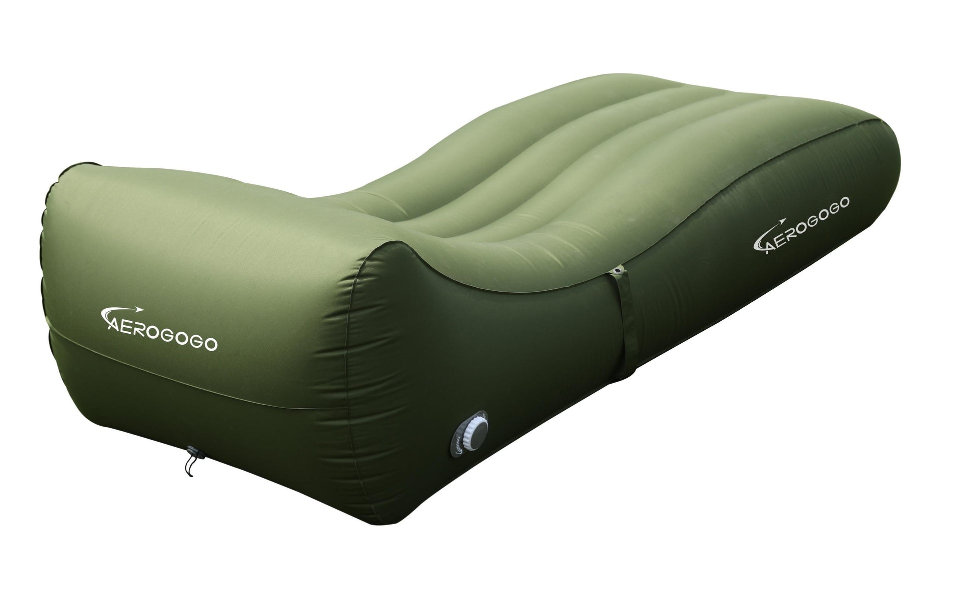 Aerogogo GIGA Lounger – B 80 × T 185 × H 50 cm – ABS, PVC, Dunkelgrün