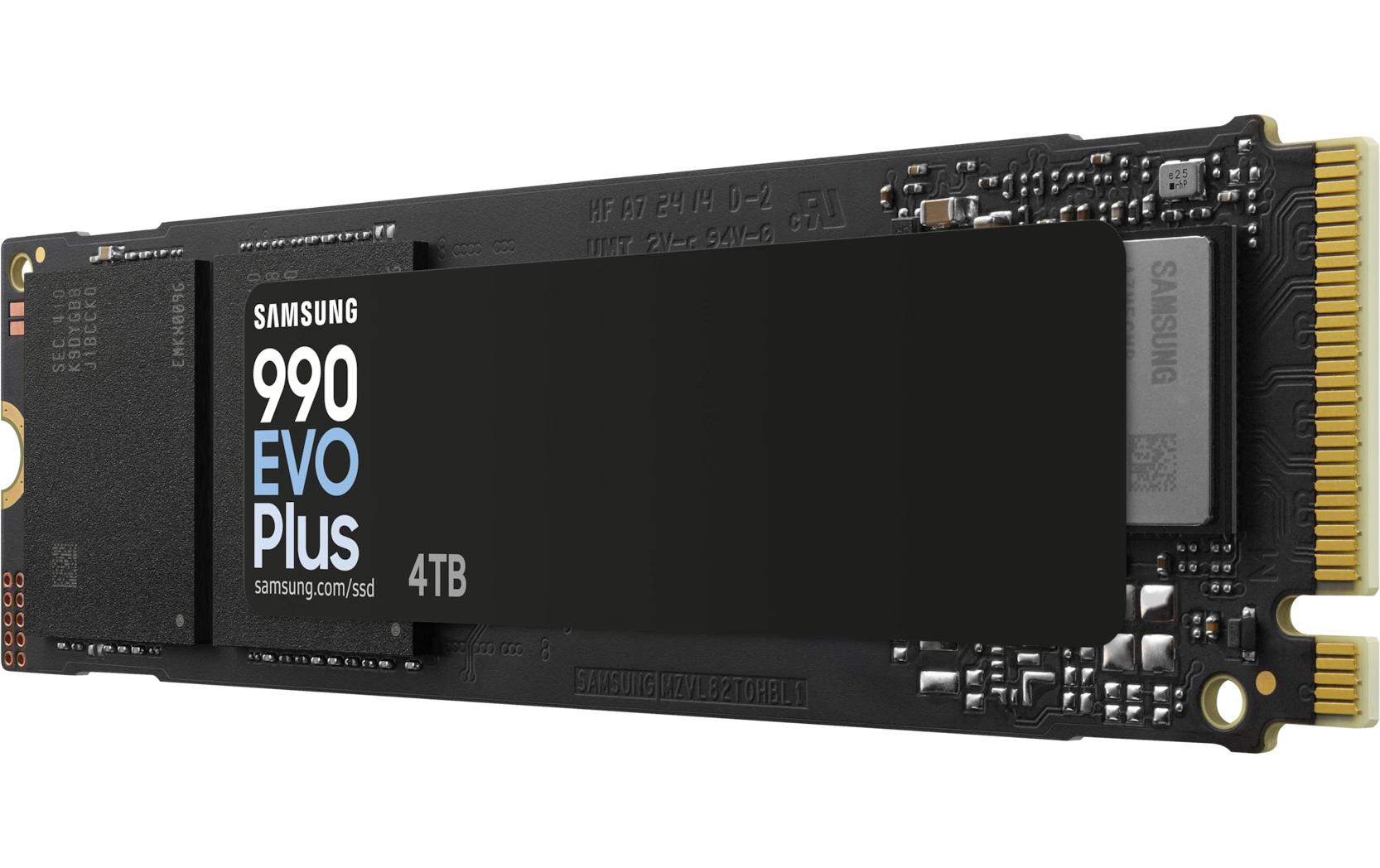 Samsung 990 EVO Plus – 4 TB M.2 2280 NVMe PCIe 4.0 SSD – 7250/6300 MB/s