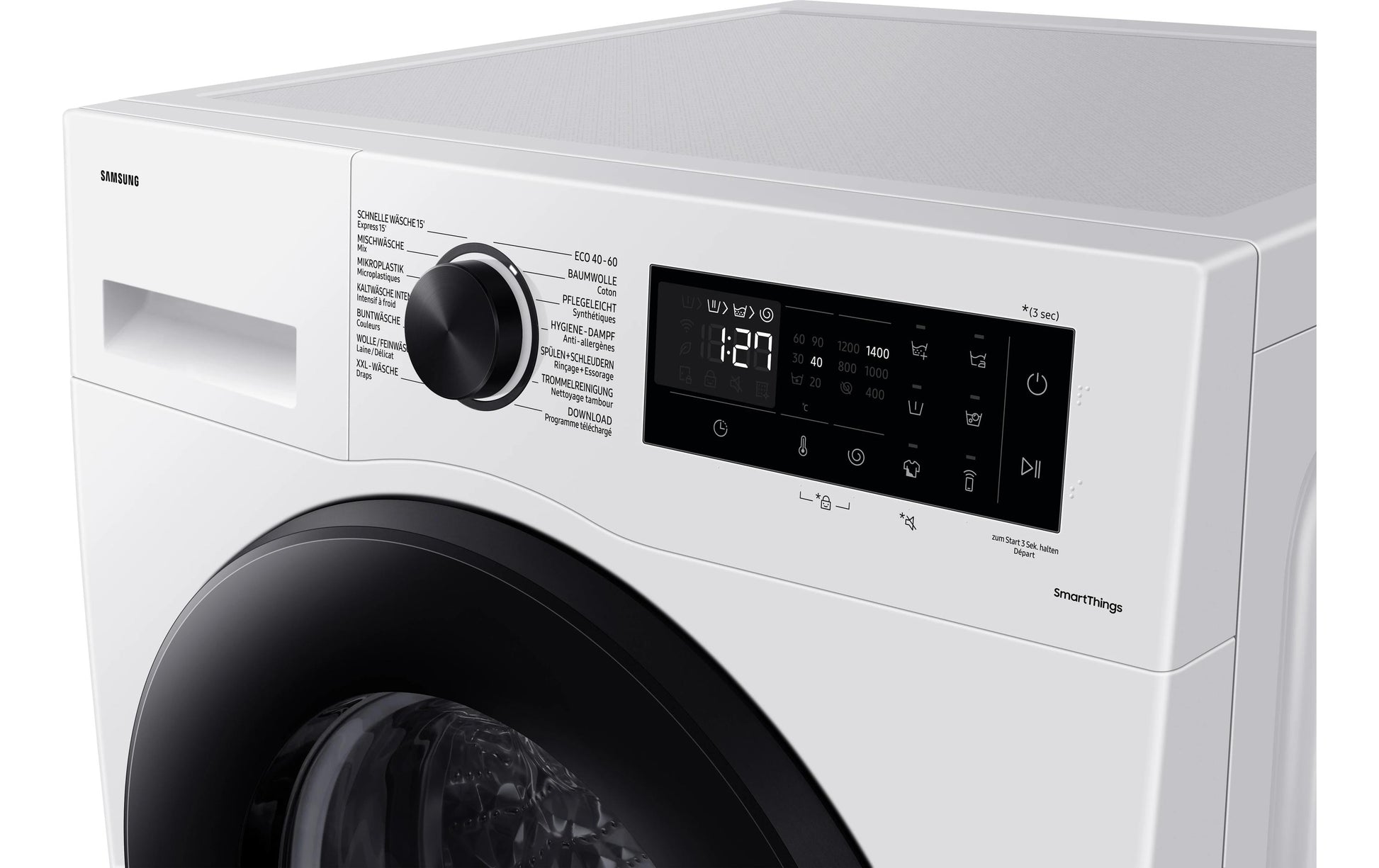 Samsung Waschmaschine WW80CGC04AAEWS, 8 kg, 1400 U/min – Weiss