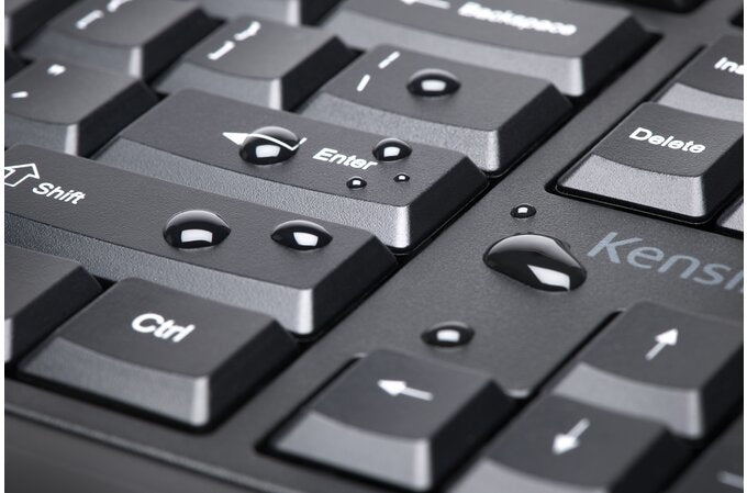 Kensington Pro Fit Ergo – Tastatur, kabellos, ergonomisch, schwarz