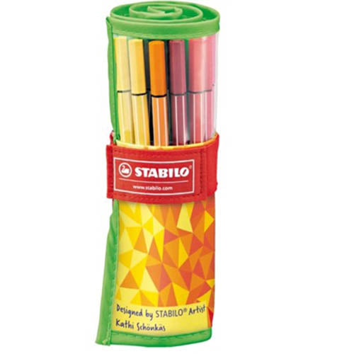 STABILO Pen 68 – M-Spitze, 25er