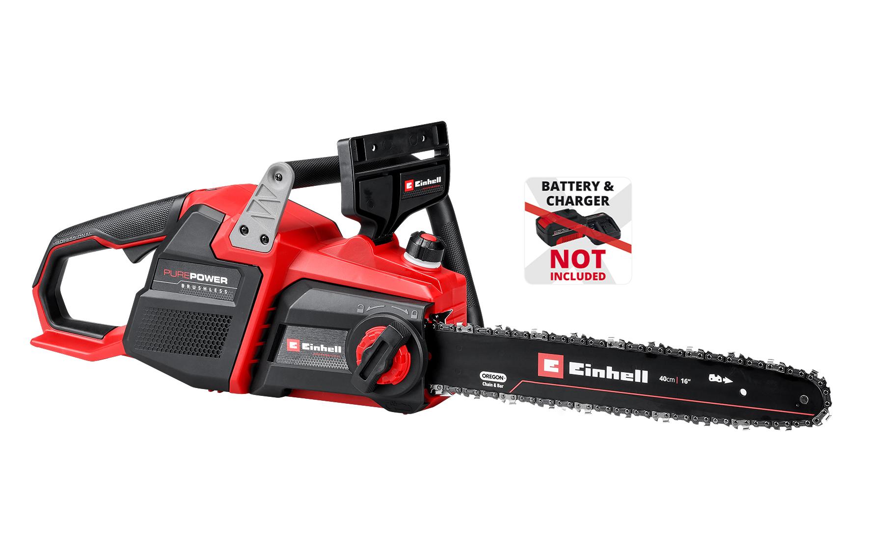 Einhell professional Einhell GP-LC 36/40 Li Akku-Kettensäge, bürstenlos – Schwertlänge 400 mm – Solo – Power X-Change