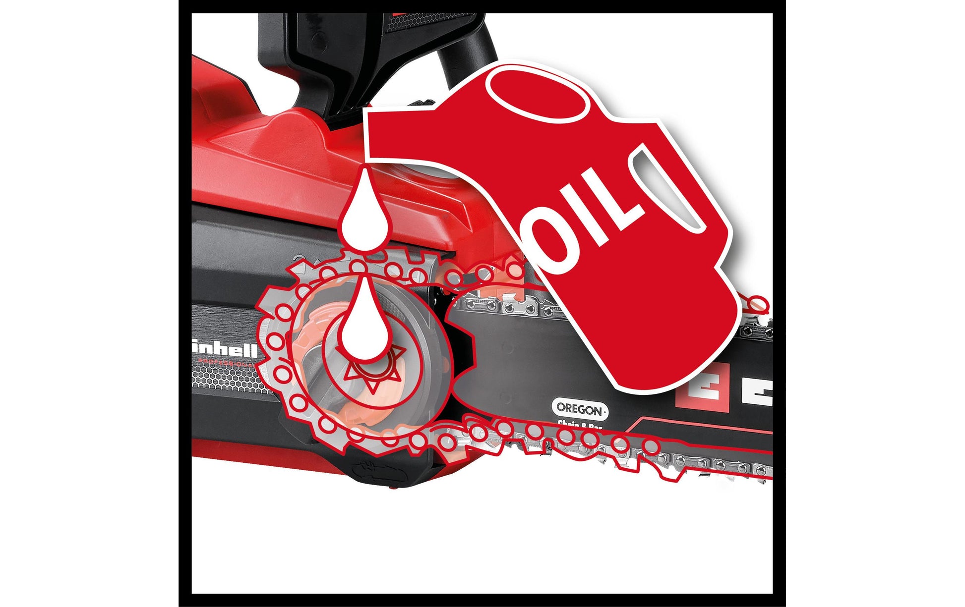 Einhell professional Einhell GP-LC 36/40 Li Akku-Kettensäge, bürstenlos – Schwertlänge 400 mm – Solo – Power X-Change
