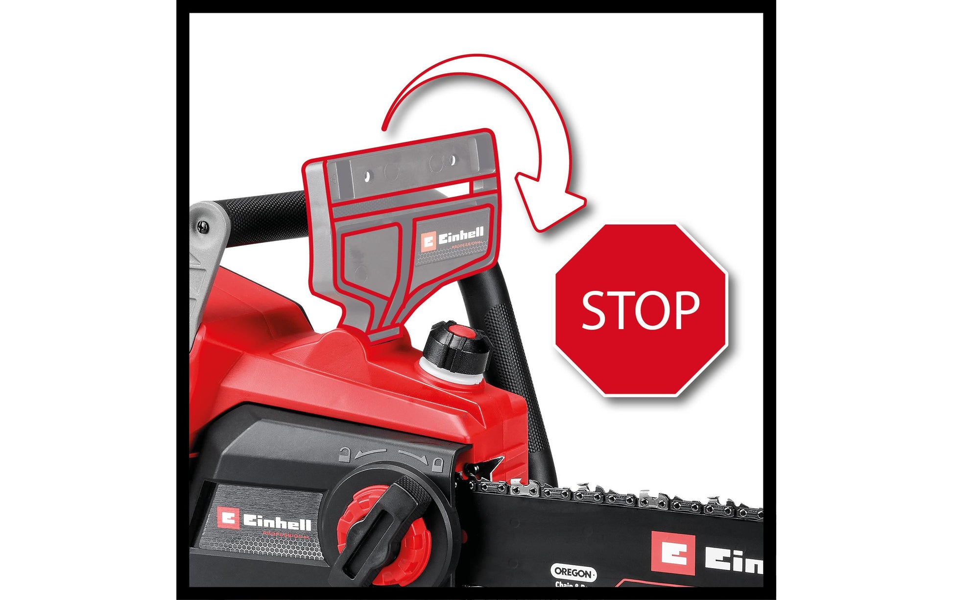 Einhell professional Einhell GP-LC 36/40 Li Akku-Kettensäge, bürstenlos – Schwertlänge 400 mm – Solo – Power X-Change