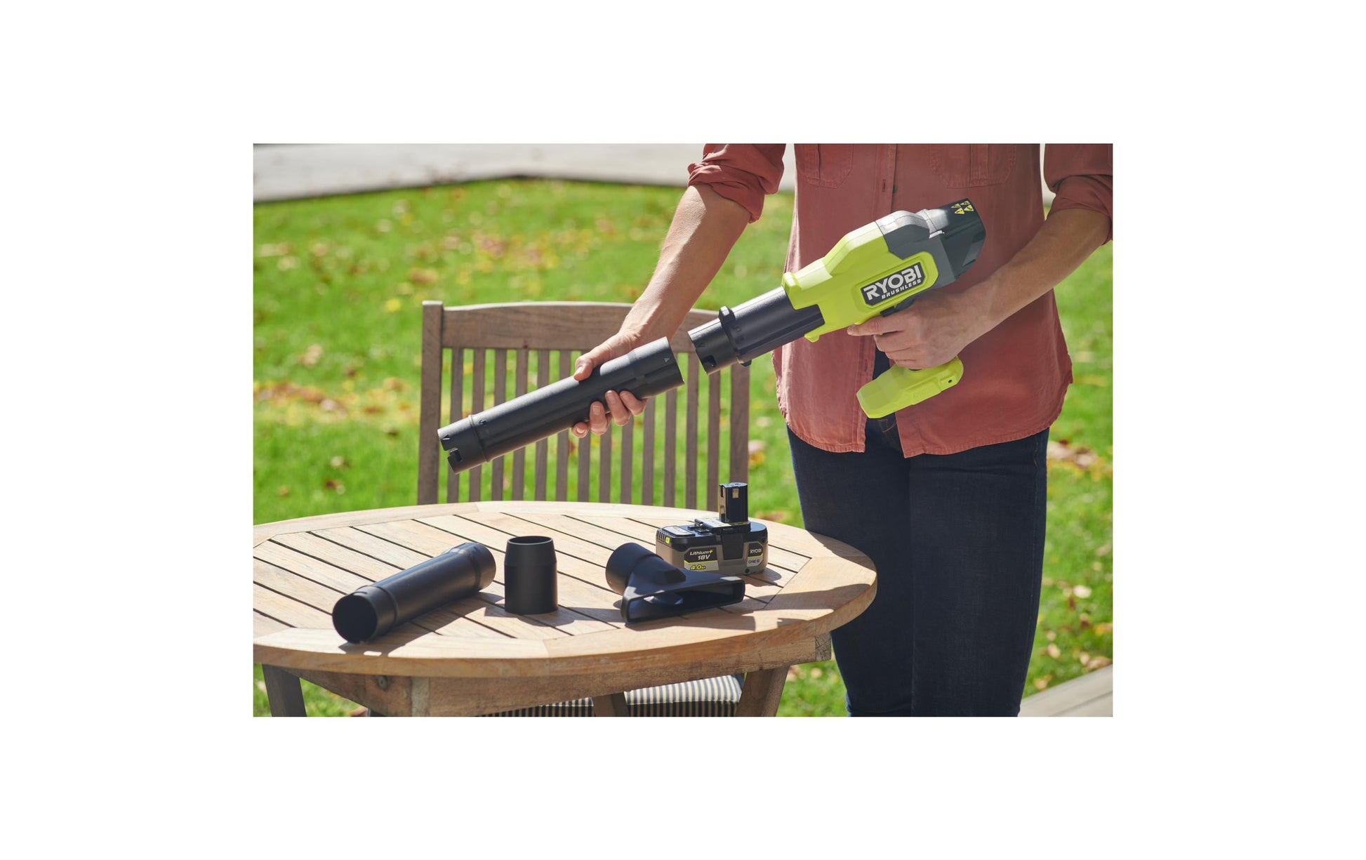 Ryobi RY18BLCXA-0 Akku-Laubbläser – 18 V – 241 km/h – Solo – ONE+