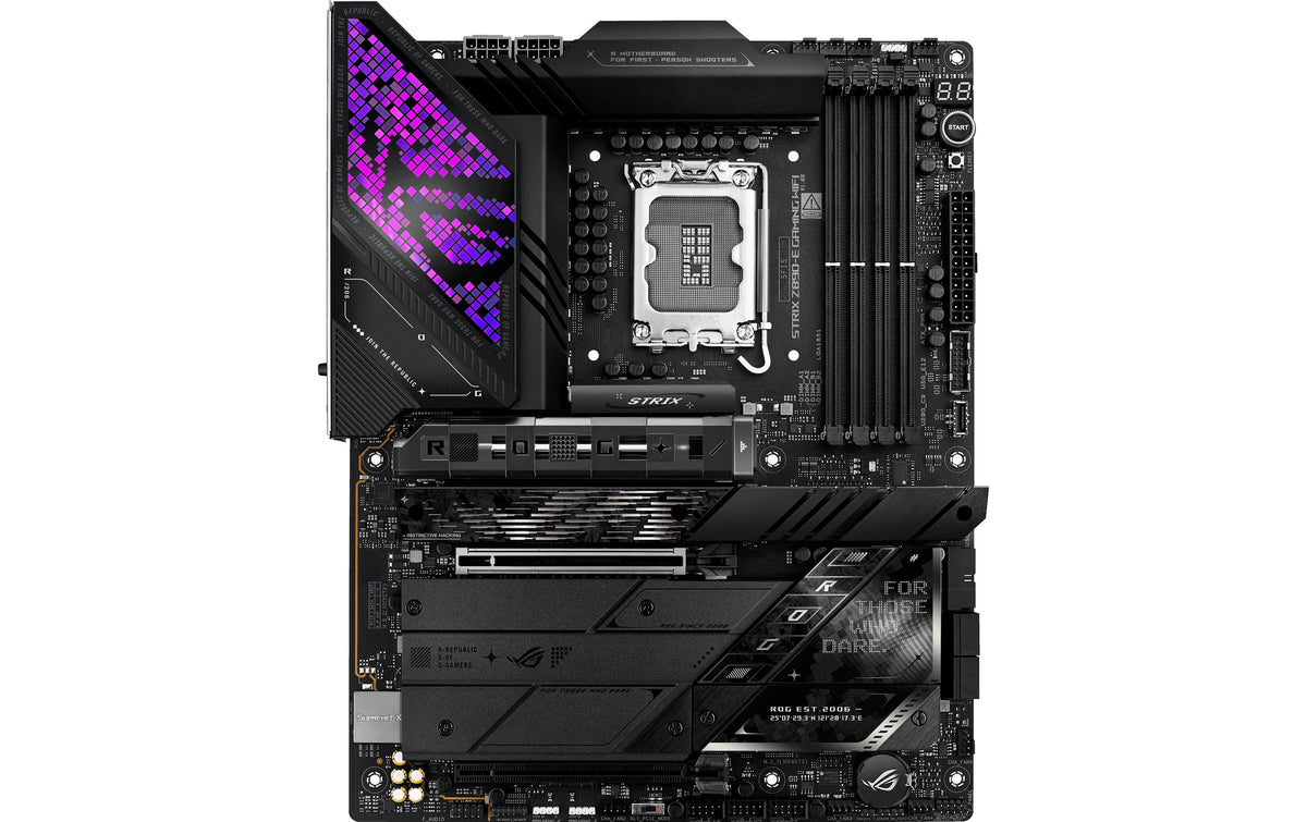 ASUS ROG STRIX Z890-E GAMING WIFI – Mainboard – LGA 1851, Intel Z890, ATX, DDR5