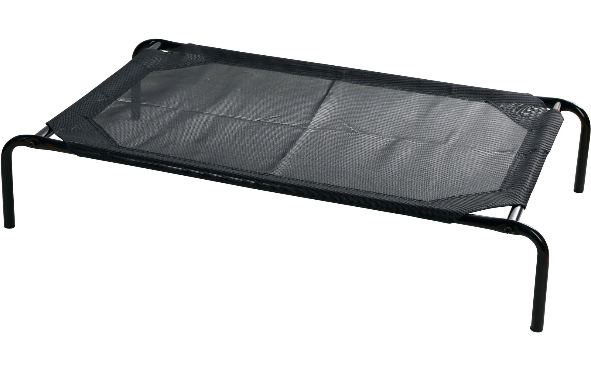 Kerbl Hundeliege Vacation – 107 × 65 × 20 cm, Metall/Polyester/PVC, Schwarz