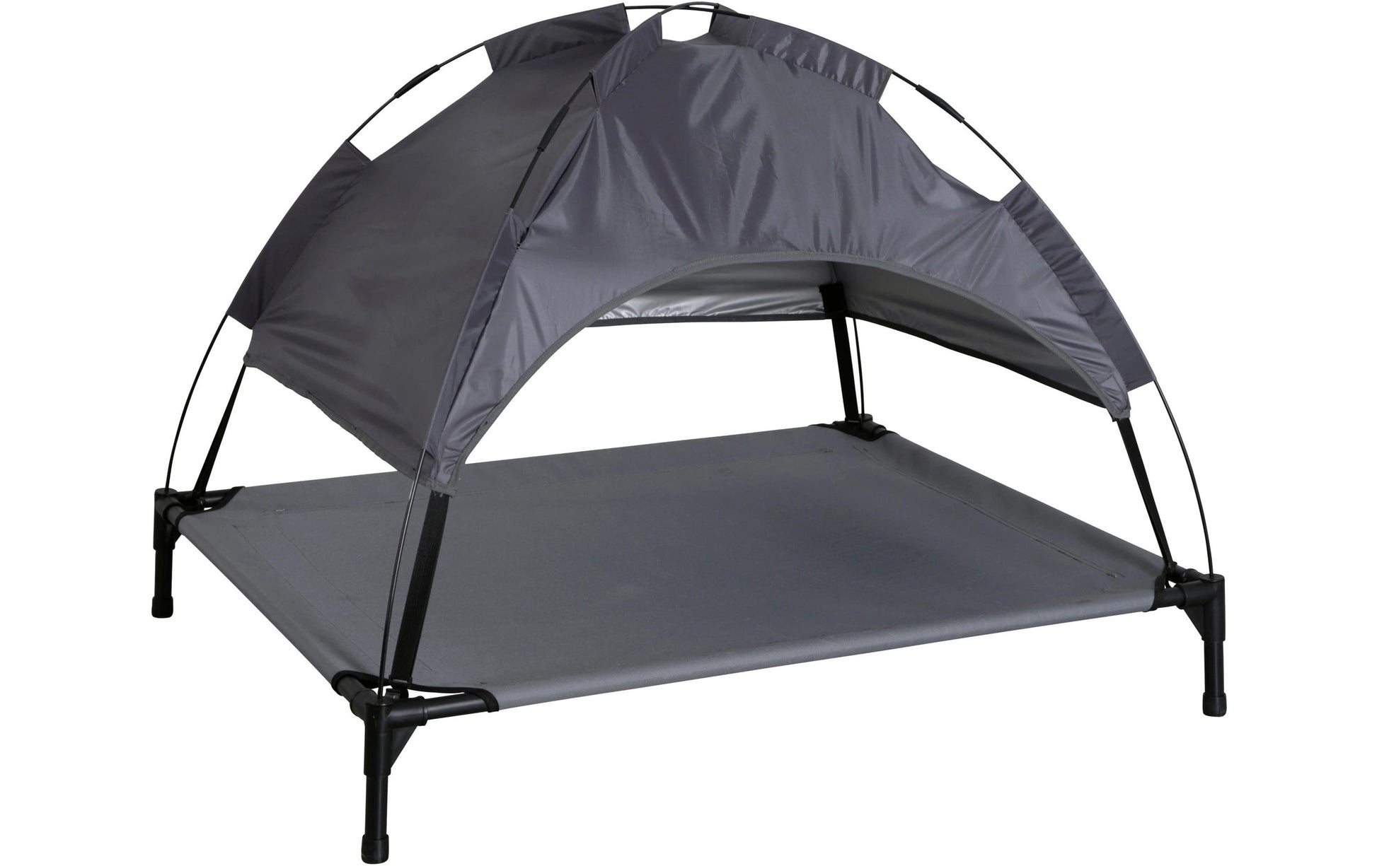 Kerbl Vacation Top – 86 × 105 cm – Metall, Oxford, Dunkelgrau