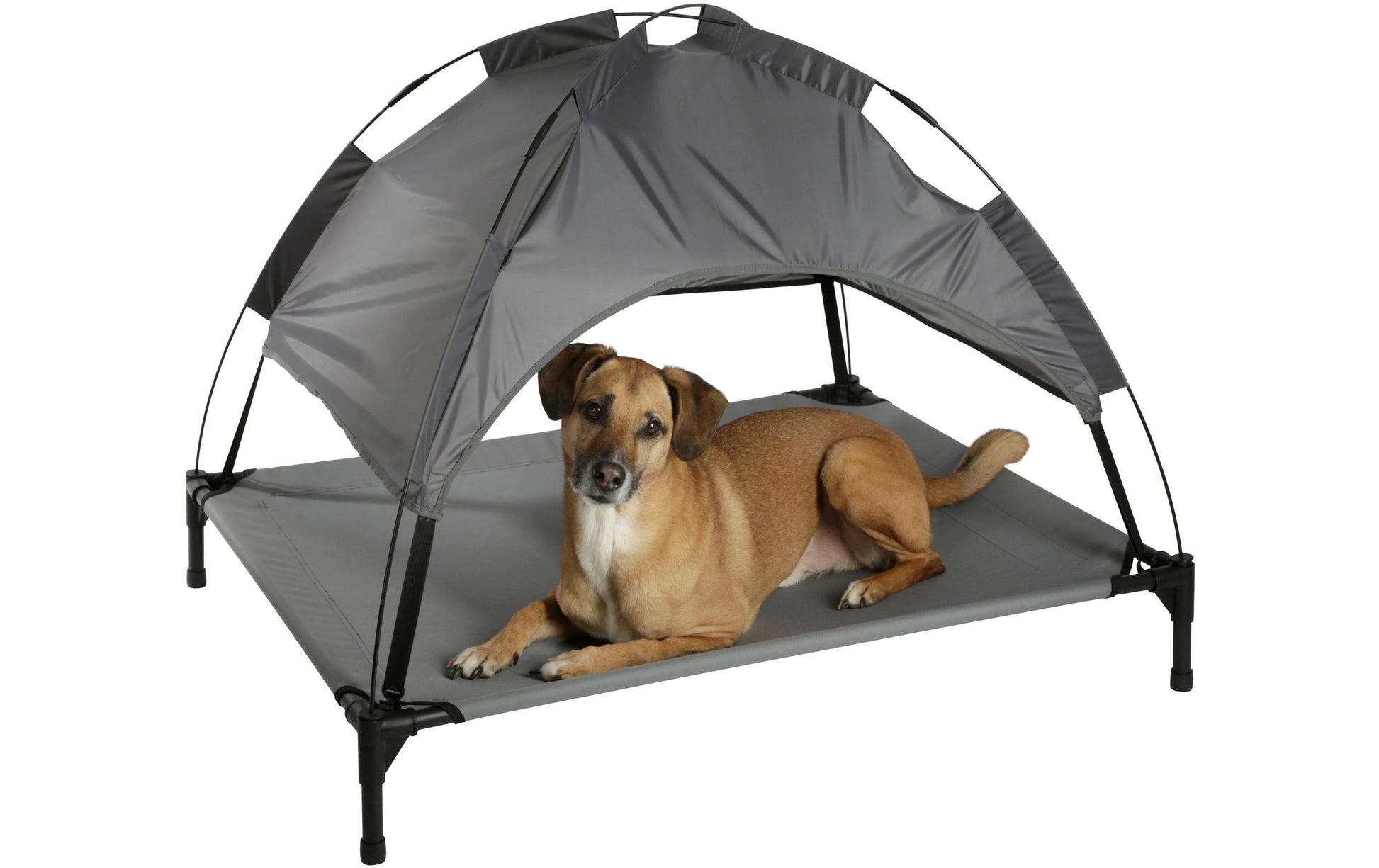 Kerbl Vacation Top – 86 × 105 cm – Metall, Oxford, Dunkelgrau