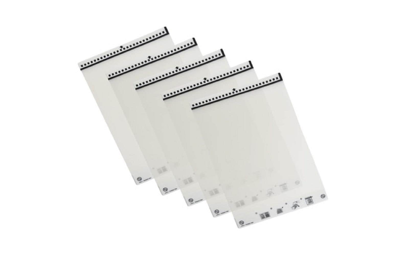 Ricoh Schutzhülle A3 Transparent, 5er-Set – für ScanSnap iX100/iX500/iX1500 und andere
