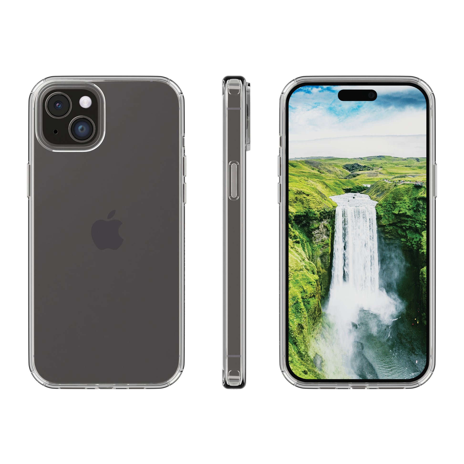 dbramante1928 Iceland Ultra D3O Backcover – für Apple iPhone 15 Plus, D3O, Transparent