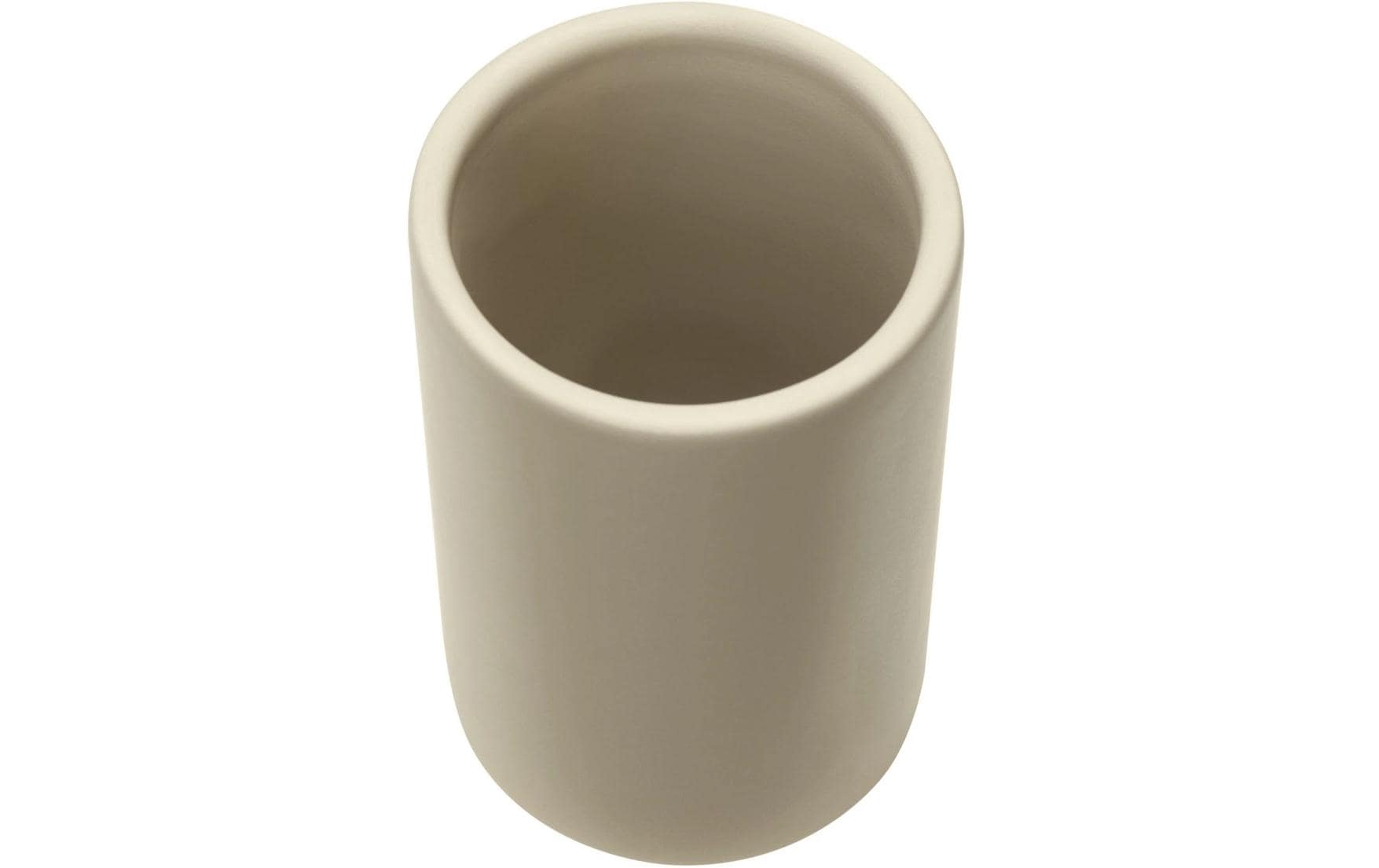 Diaqua Zahnputzbecher – Ø7,2×11 cm, Keramik, Beige