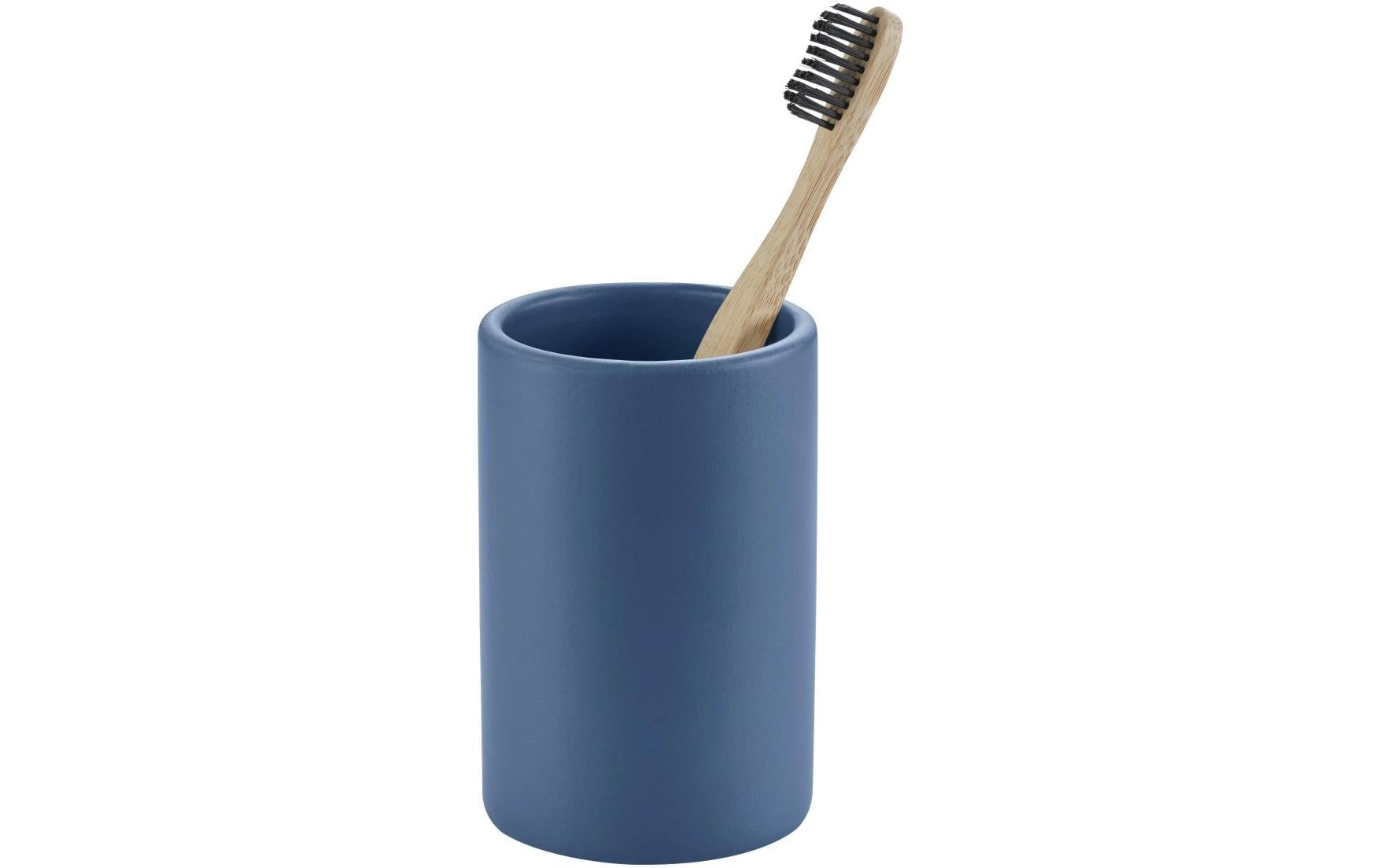 Diaqua Zahnputzbecher Zylo – Ø7,2×11 cm, Keramik, matt, Indigo
