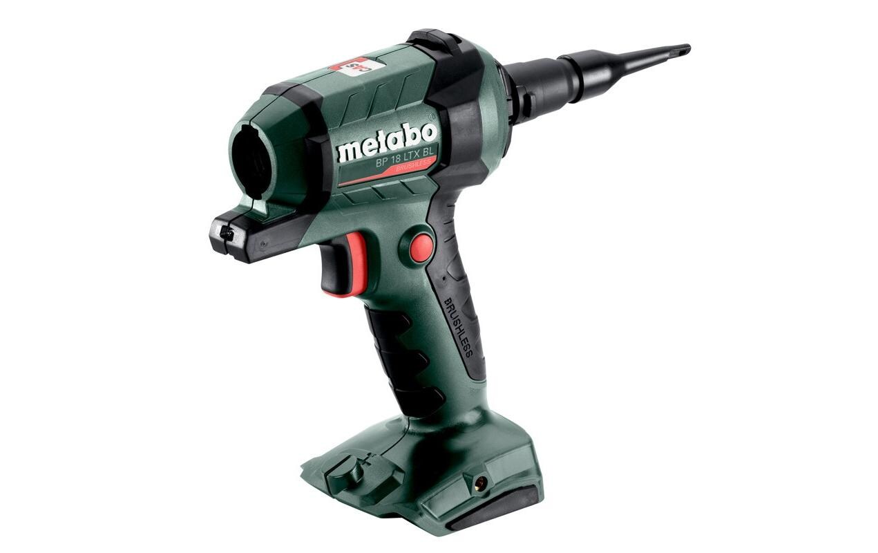 Metabo BP 18 LTX BL Akku-Blaspistole, bürstenlos – 18 V – Luftstrom 122 km/h – Solo – CAS