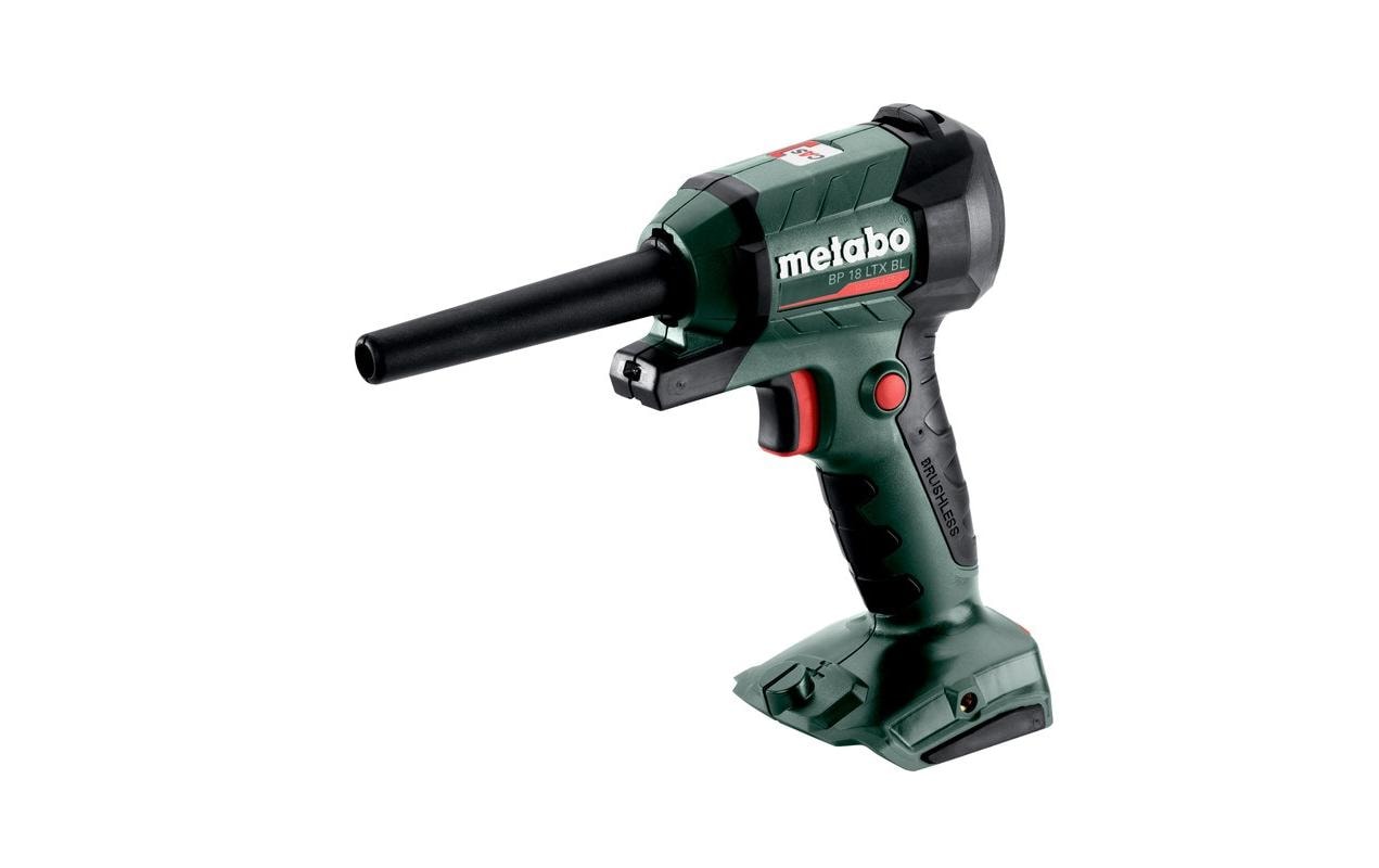 Metabo BP 18 LTX BL Akku-Blaspistole, bürstenlos – 18 V – Luftstrom 122 km/h – Solo – CAS