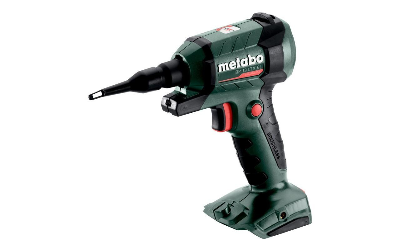 Metabo BP 18 LTX BL Akku-Blaspistole, bürstenlos – 18 V – Luftstrom 122 km/h – Solo – CAS