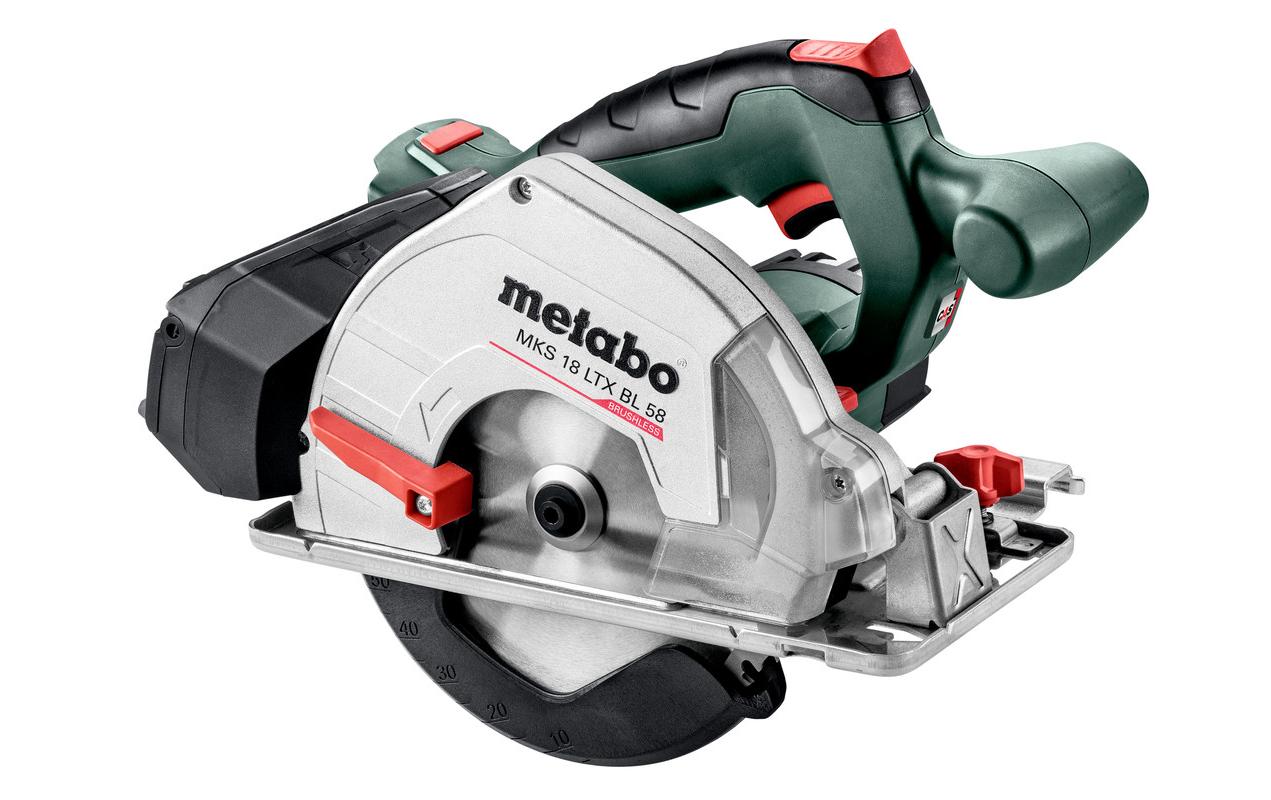 Metabo Handkreissäge MKS 18 LTX BL 58 – 18 V (CAS) – Flansch – Solo – Brushless