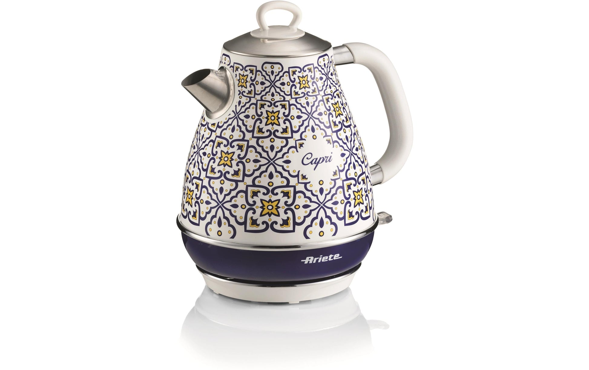 Ariete Wasserkocher – 1,7 l, Edelstahl, Blau, ARI-2869-CAP