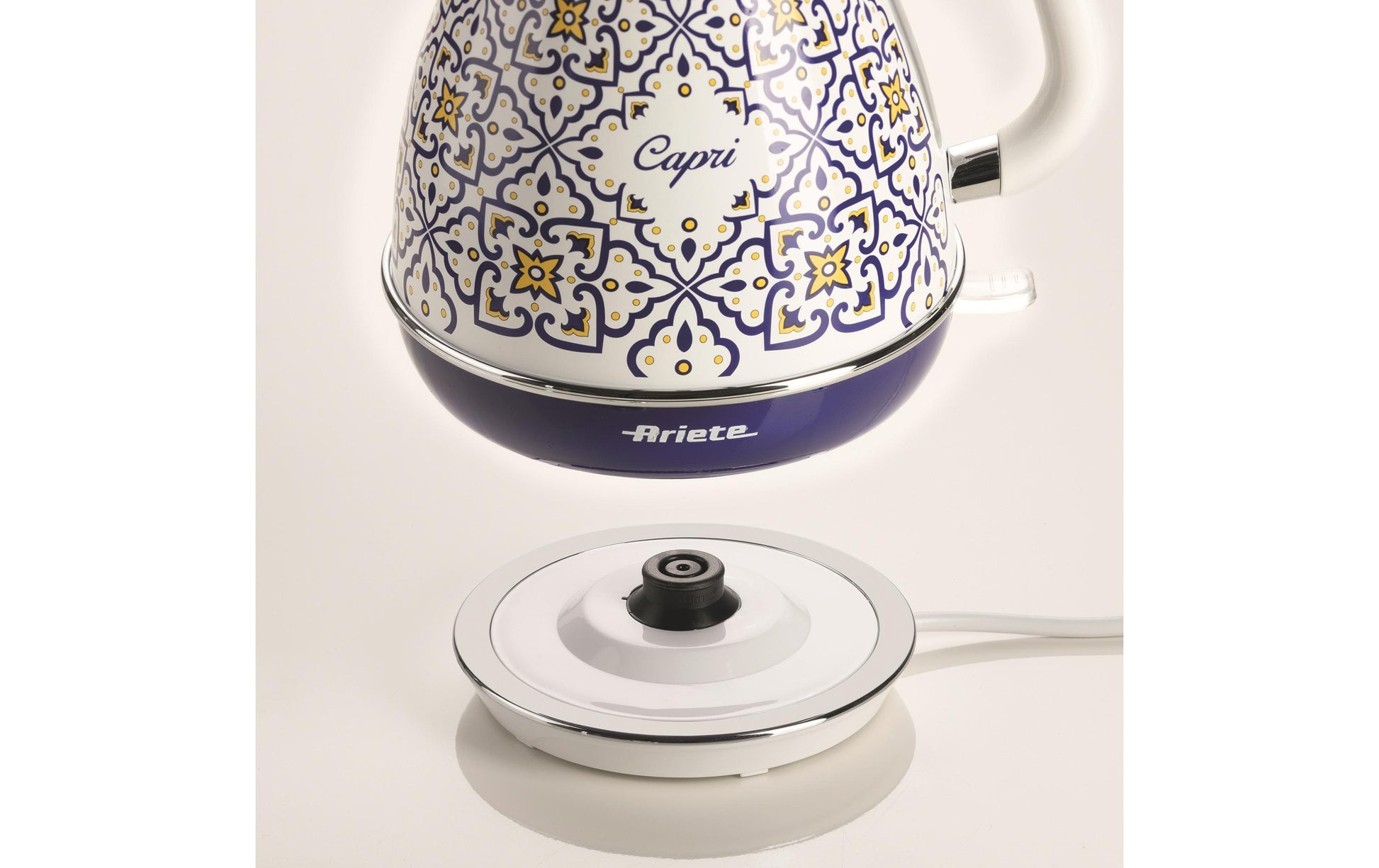 Ariete Wasserkocher – 1,7 l, Edelstahl, Blau, ARI-2869-CAP
