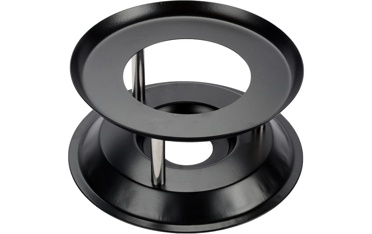 Ohmex Fondue-Set – Ø 21 cm, Gusseisen, für Käsefondue, Induktion, Elektro, Rot/Schwarz, 6 Personen, 8 Teile