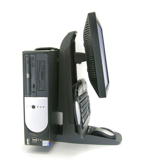 Ergotron Neo-Flex All In One SC – Tischhalterung, Standfuss, bis 24", VESA MIS-D, höhenverstellbar, neigbar