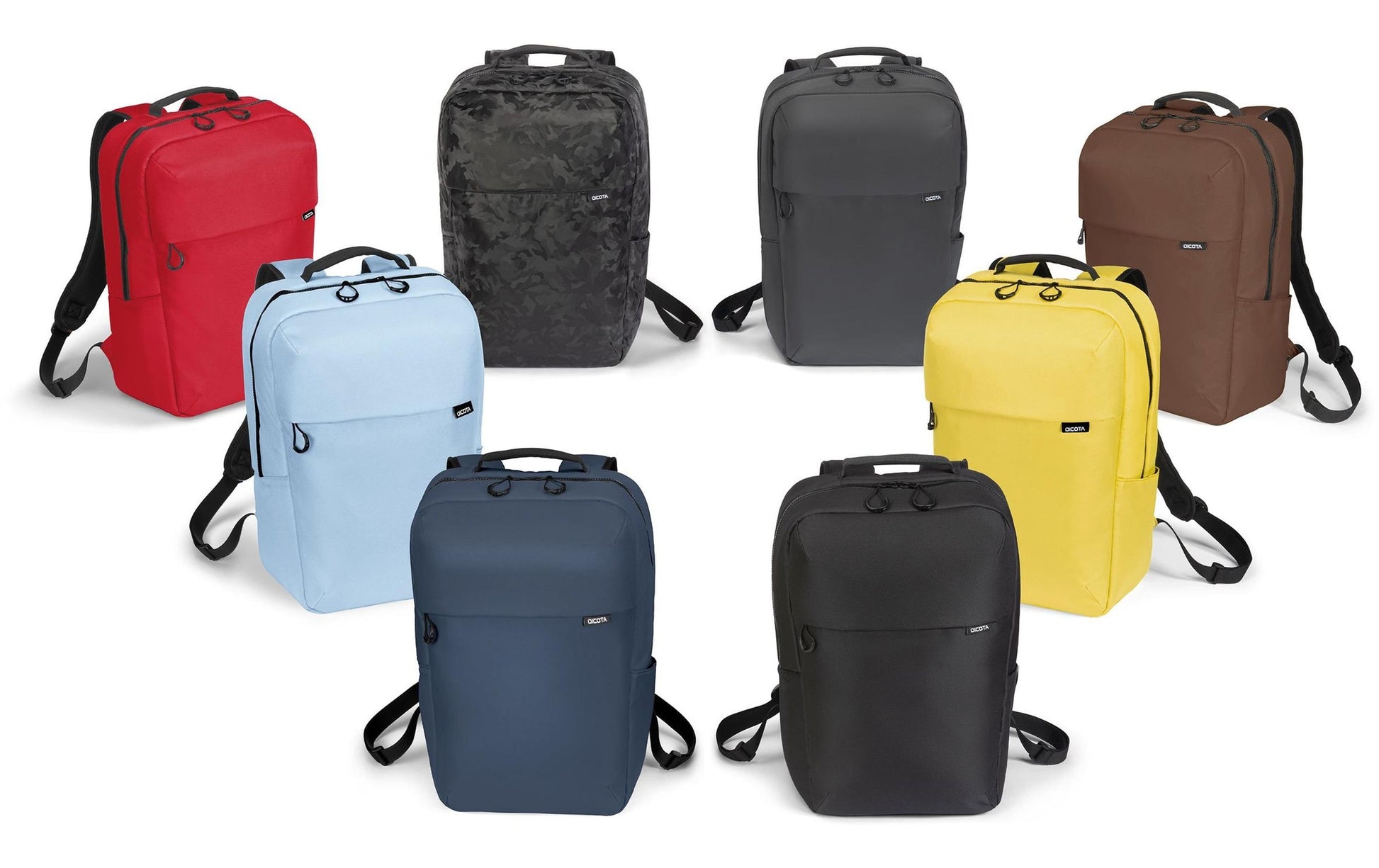 DICOTA Commuter – Notebook-Rucksack – für 13–16" Notebook, Iceblau