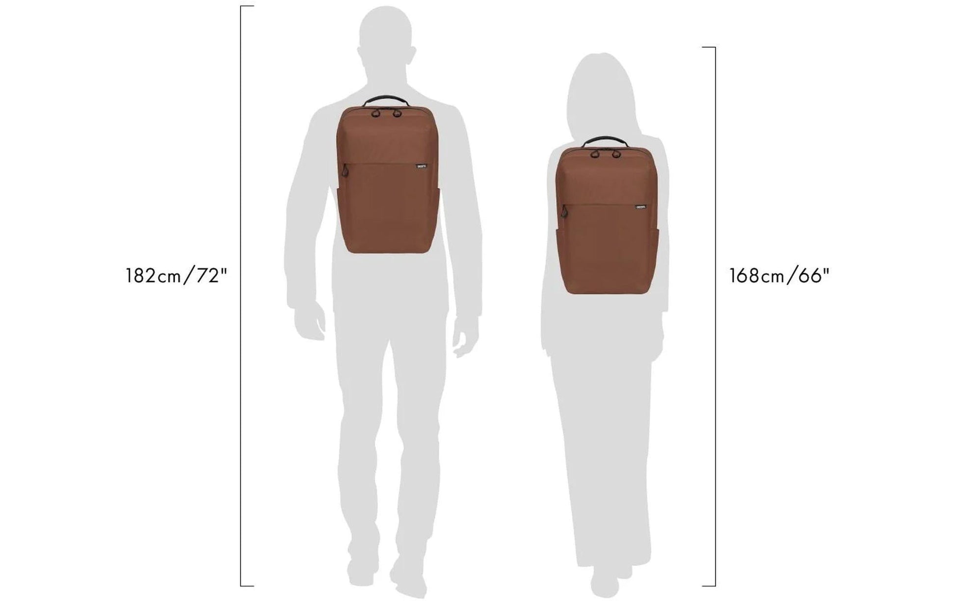 DICOTA Commuter – Notebook-Rucksack – für 13–16"-Notebook, Braun