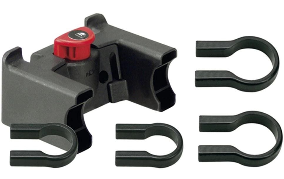 KLICKfix Lenkeradapter, abschliessbar – für Lenker Ø 22–26 mm und Ø 31,8 mm – schwarz
