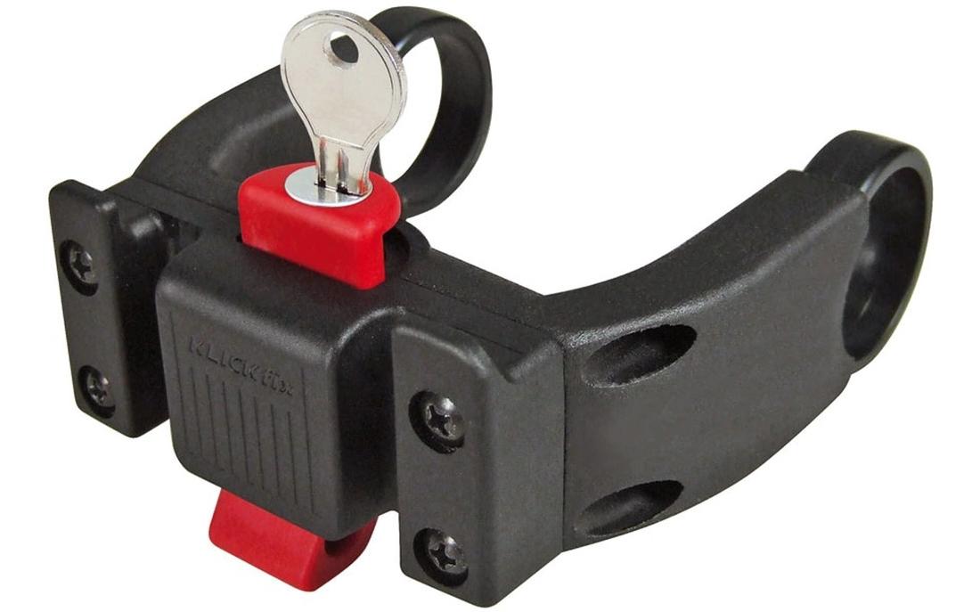 KLICKfix Lenkeradapter E, abschliessbar – für Bosch e-Bike-Displays Ø 22–26 mm, Ø 31,8 mm – schwarz