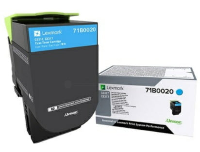 Lexmark 73B0020 Cyan Toner – Original – 15'000 Seiten – für Lexmark CS827de/CX827de
