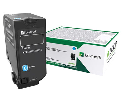 Lexmark Toner – cyan, 10000 Seiten
