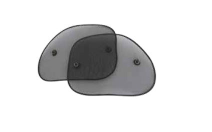 HP Autozubehör Sonnenschutz – Seitenfenster – für Auto – 680 × 380 mm – schwarz – 2 Stk.
