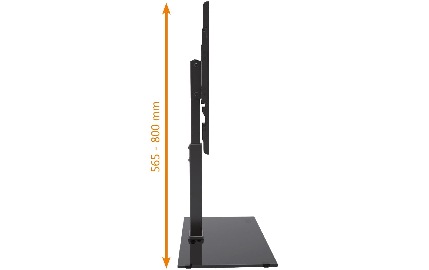 myWall My Wall Tischständer – 32–70" – VESA 100×100–600×400 – bis 40 kg, Höhenverstellbar, drehbar – HP 2 BRA