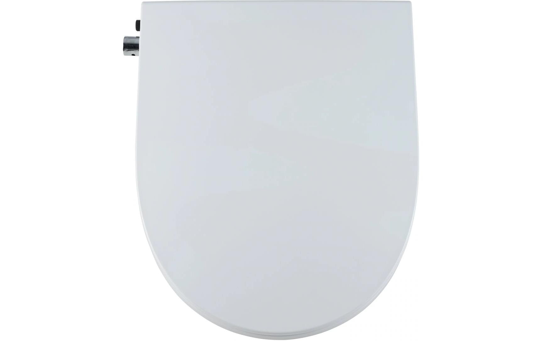 Diaqua Toilettensitz – Duroplast, weiss, verlängert, mit Deckel, Soft-Close, 42–48,3 × 37 cm